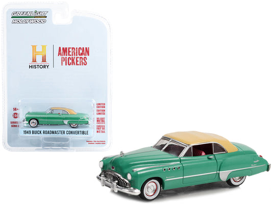 1949 Buick Roadmaster Convertible Green Diecast Model Car American Pickers