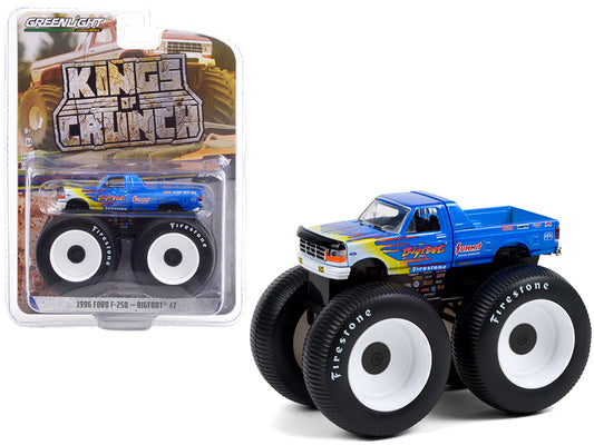 1996 Ford F-250 Blue Diecast Model Monster Truck 