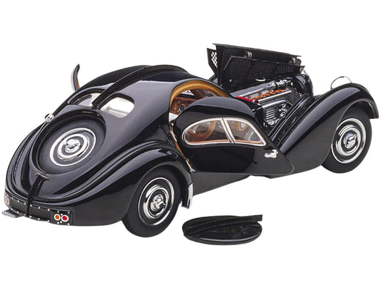 1938 Bugatti Type 57SC Black Diecast Model Car 