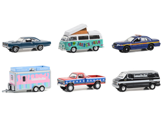 Garbage Pail Kids 6 Piece  Diecast Model Car/Truck Set 