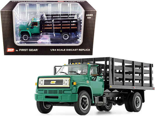 Chevrolet C65 Stake  Green Diecast Model Stake Truck 