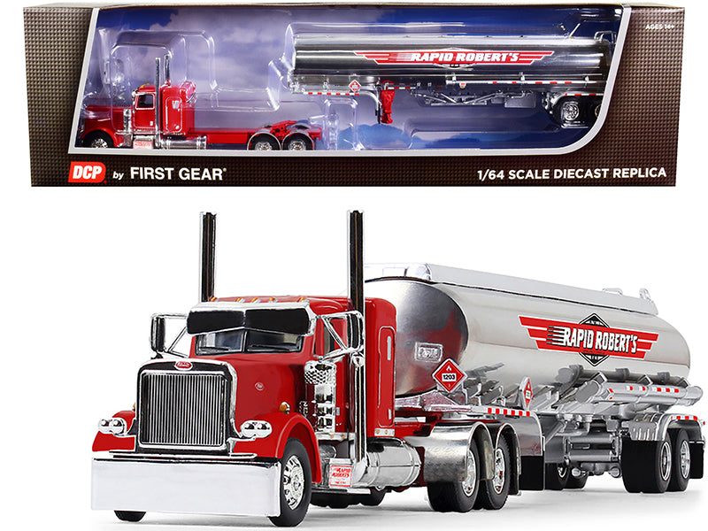 Peterbilt 389 w 36 Red Diecast Model Tanker Truck 