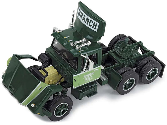 Ford LT-9000 Day Green Diecast Model Tractor Trailer 