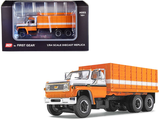 1970 Chevrolet C65 Grain Orange Diecast Model Grain Truck 