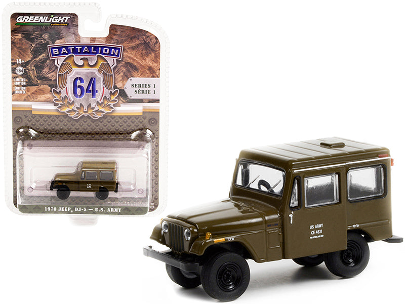 1970 Jeep DJ-5 Green Diecast Model Car 
