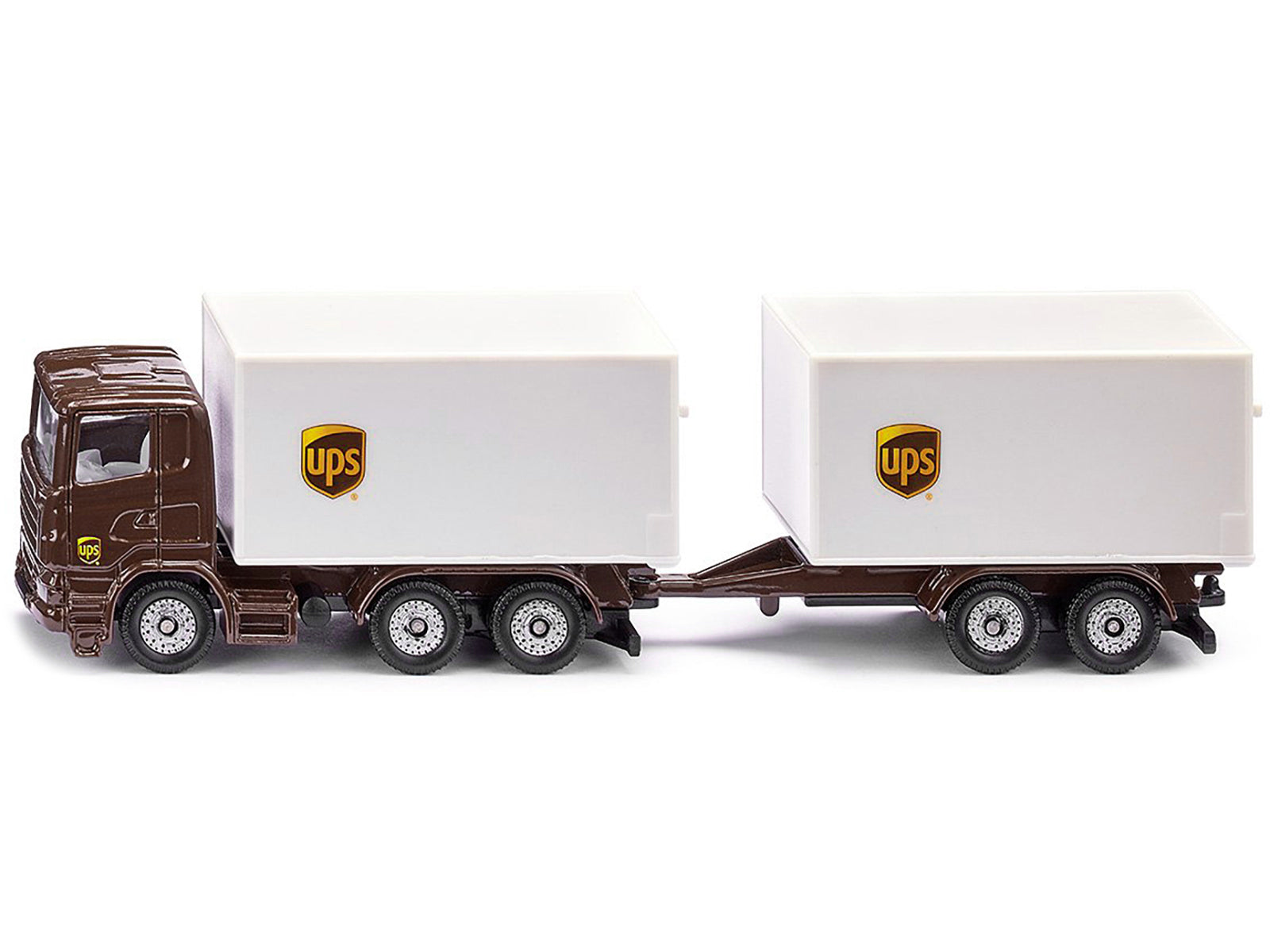 UPS Logistics Brown Diecast Model Car/Truck Set 