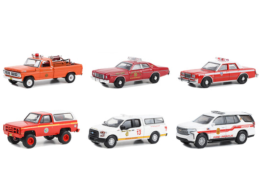 Fire & Rescue Set Green Diecast Model Car 