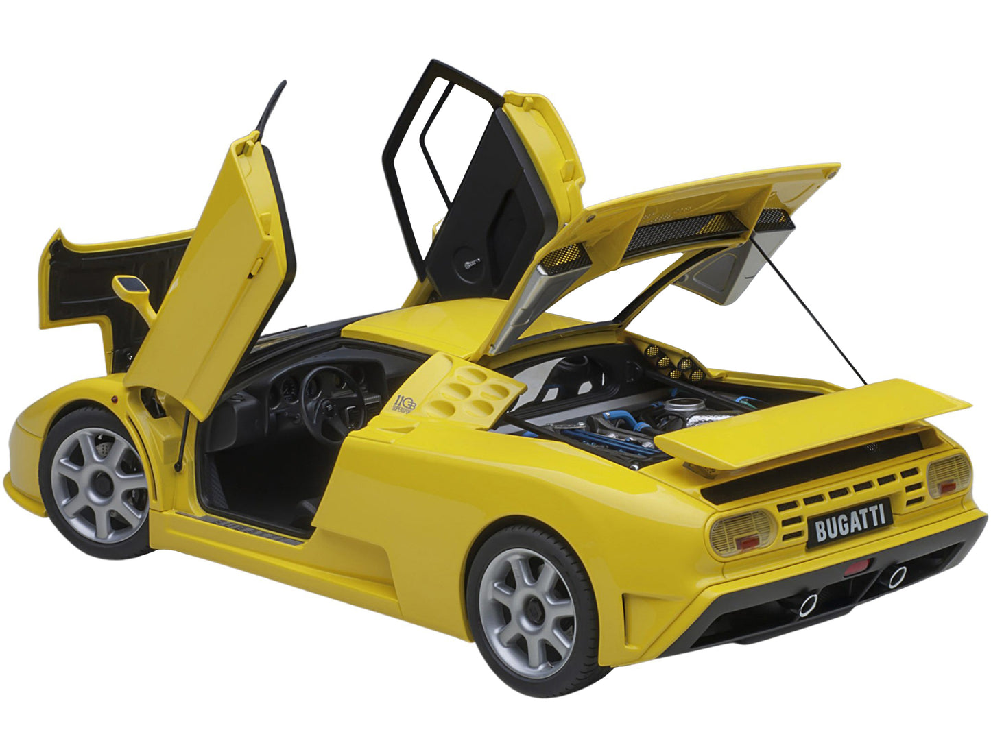 Bugatti EB110 SS Super Yellow  Model Car 