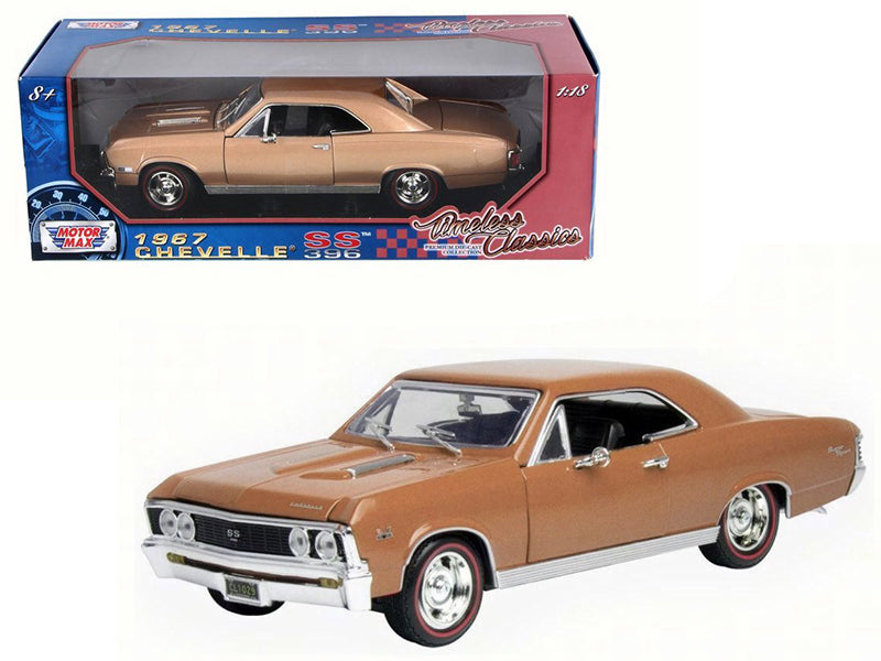 1967 Chevrolet Chevelle SS Brown Diecast Model Car 