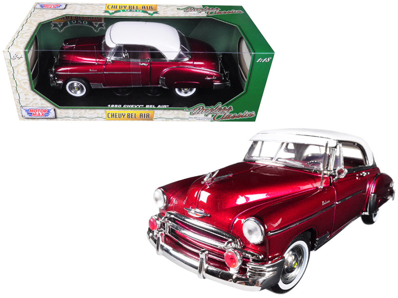1950 Chevrolet Bel Air Red Diecast Model Car 