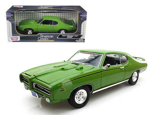 1969 Pontiac GTO Judge Green Diecast Model Car 