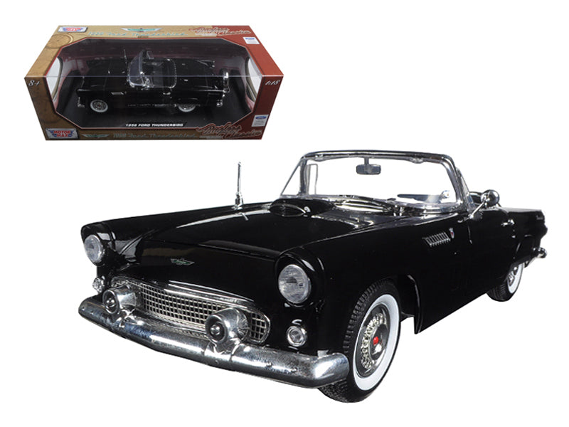 1956 Ford Thunderbird  Black Diecast Model Car 