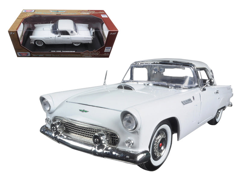 1956 Ford Thunderbird  White Diecast Model Car 