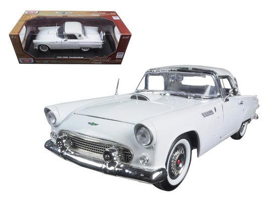 1956 Ford Thunderbird  White Diecast Model Car 