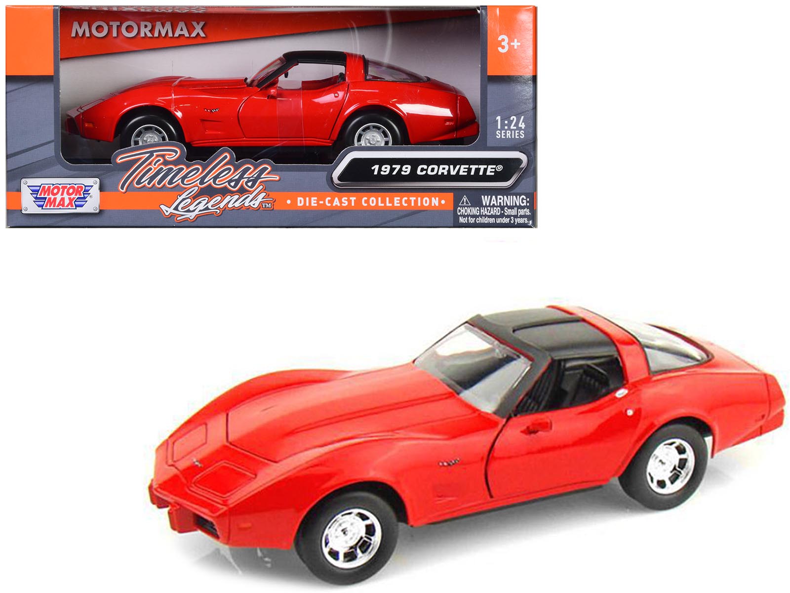 1979 Chevrolet Corvette  Red Diecast Model Car 
