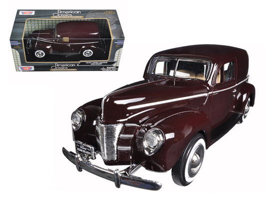 1940 Ford Sedan Delivery Brown Diecast Model Car 