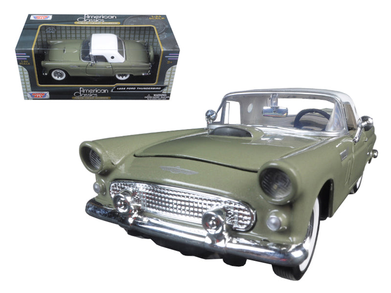 1956 Ford Thunderbird  Green Diecast Model Car 