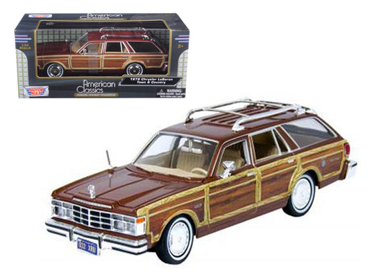 1979 Chrysler Lebaron Town Red Diecast Model Car 