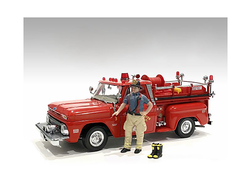 Firefighters Getting Ready   Model Firefighter Figure First Responders