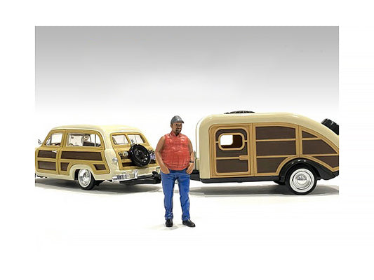 Campers Figurine 1 for   Model Camper Figures Camping & Outdoors