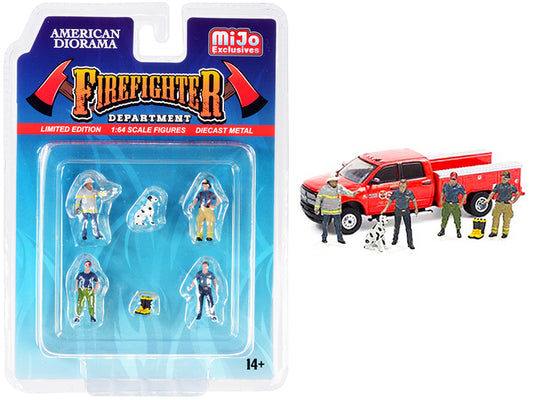   Diecast Model Firefighter Figure First Responders