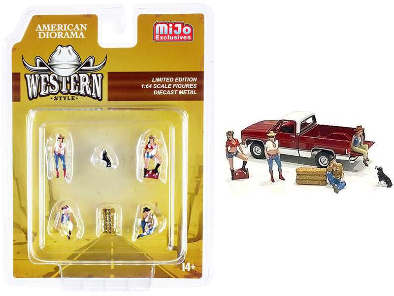   Diecast Model Western Style Figures 