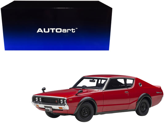 Brand new 1/18 scale car model of Nissan Skyline 2000GT-R (KPGC110) RHD (Right Hand Drive) Red model car by Autoart.
Br
