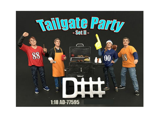 Tailgate Party Set II   Model Partygoers Figure 