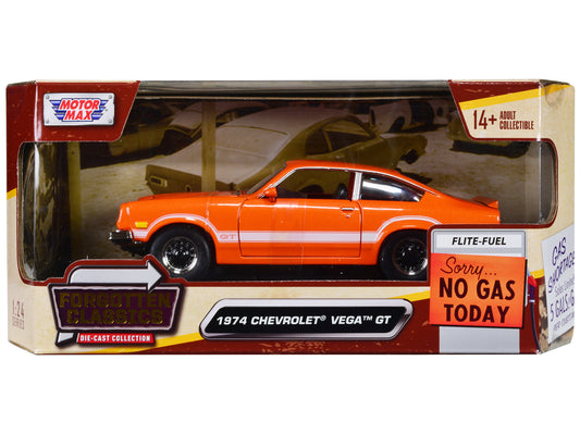 1974 Chevrolet Vega GT Orange Diecast Model Car 