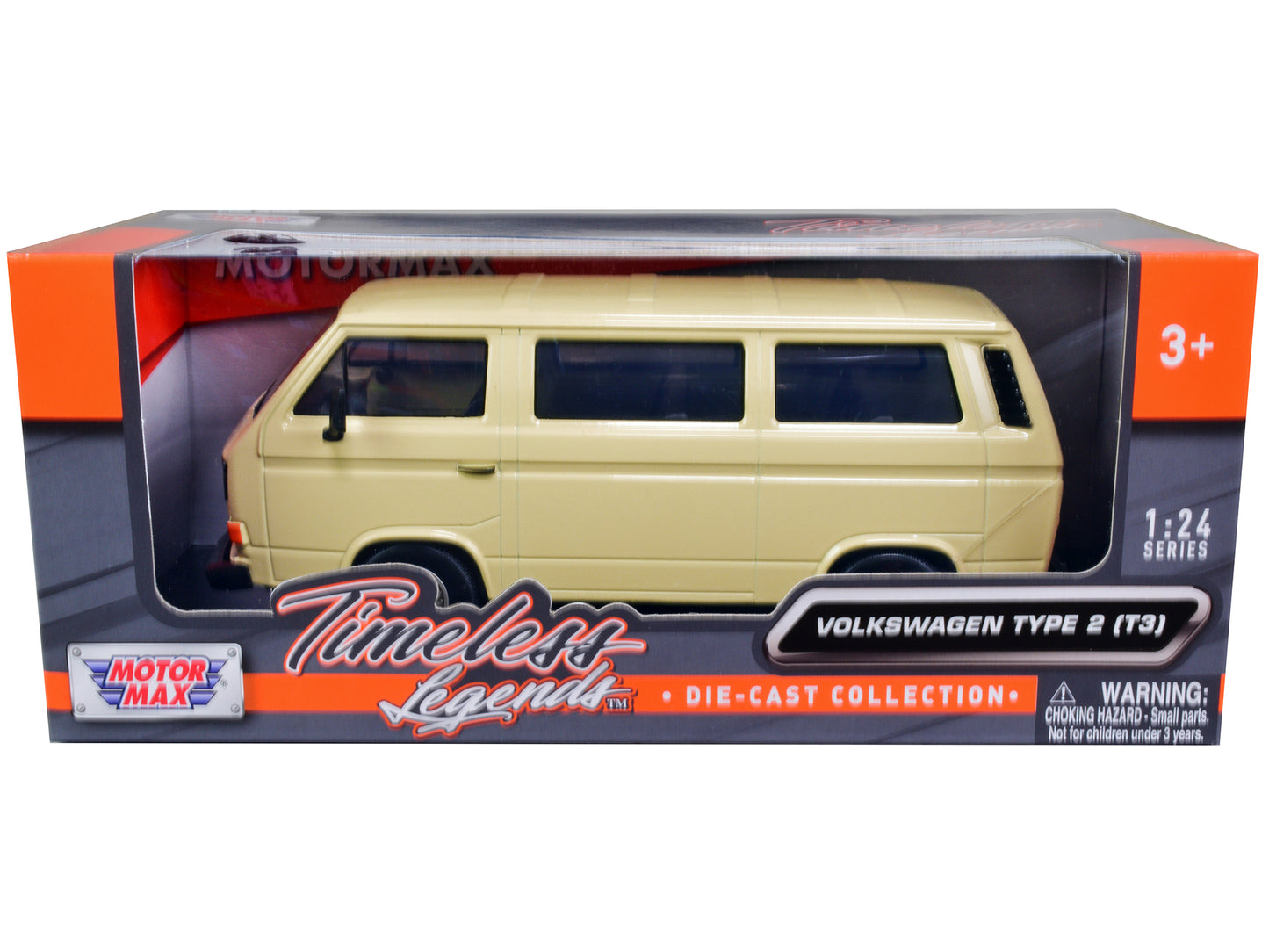 Volkswagen Type 2 T3 Beige Diecast Model Van 