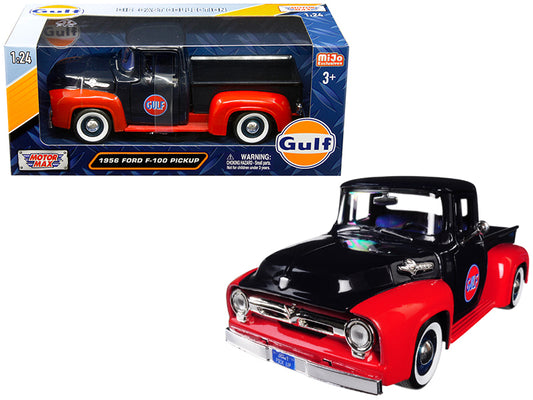 1956 Ford F-100 Blue Diecast Model Pickup Truck 