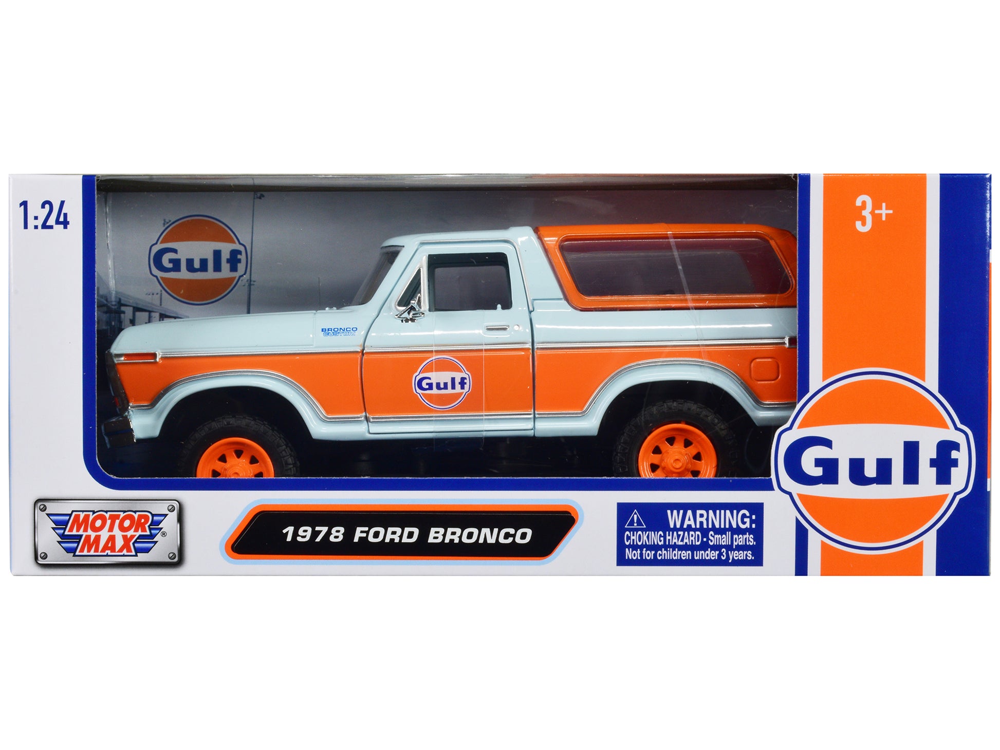 1978 Ford Bronco Light Blue Diecast Model Car 