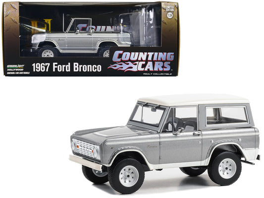 1967 Ford Bronco  Silver Diecast Model Car Counting Cars