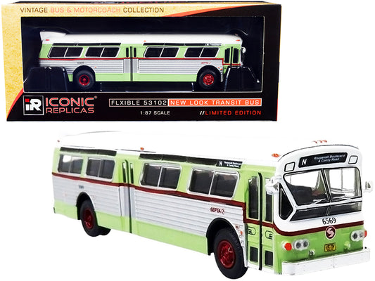 Flxible 53102 Transit Bus Green Diecast Model Bus 