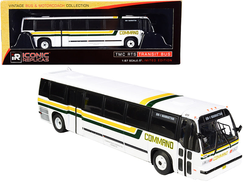 1999 TMC RTS Transit Yellow Diecast Model Bus 