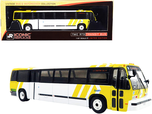 1999 TMC RTS Transit White Diecast Model Bus 