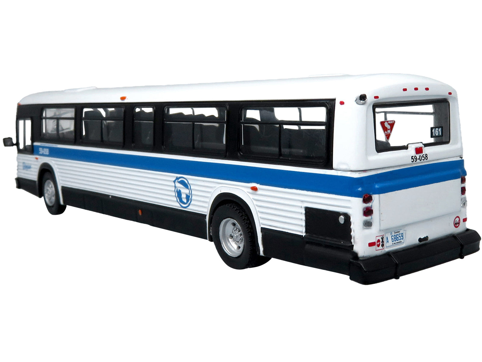 1989 MCI Classic Transit  Diecast Model Bus 