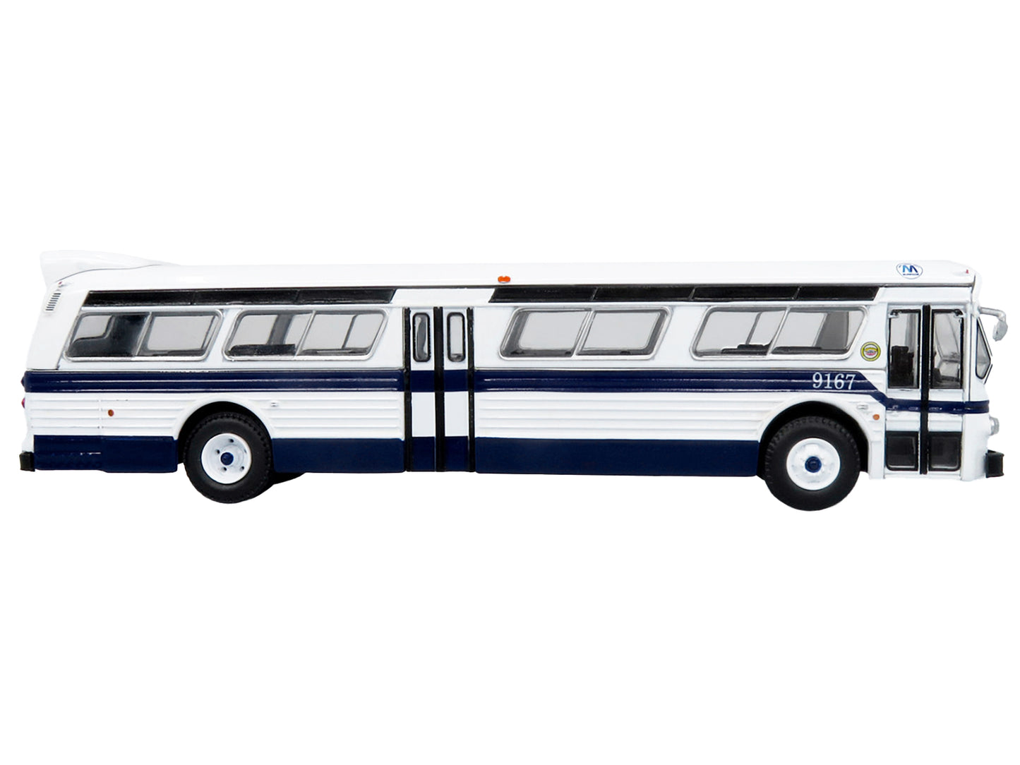 Flxible 53102 New Look White Diecast Model Bus 