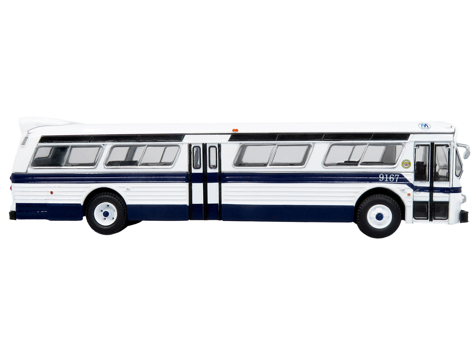 Flxible 53102 New Look White Diecast Model Bus 