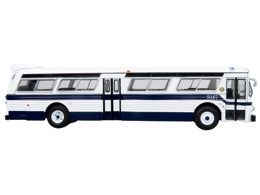 Flxible 53102 New Look White Diecast Model Bus 