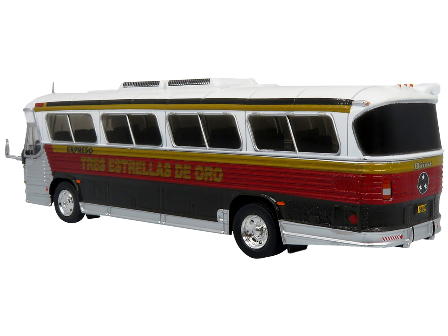 Dina 323-G2 Olimpico White Diecast Model Bus 