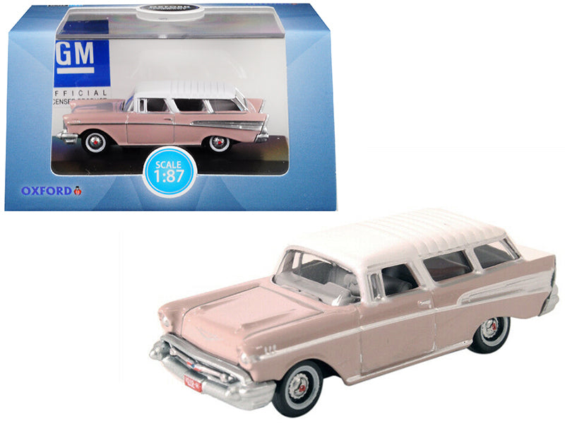 1957 Chevrolet Nomad Dusk Pink Diecast Model Car 