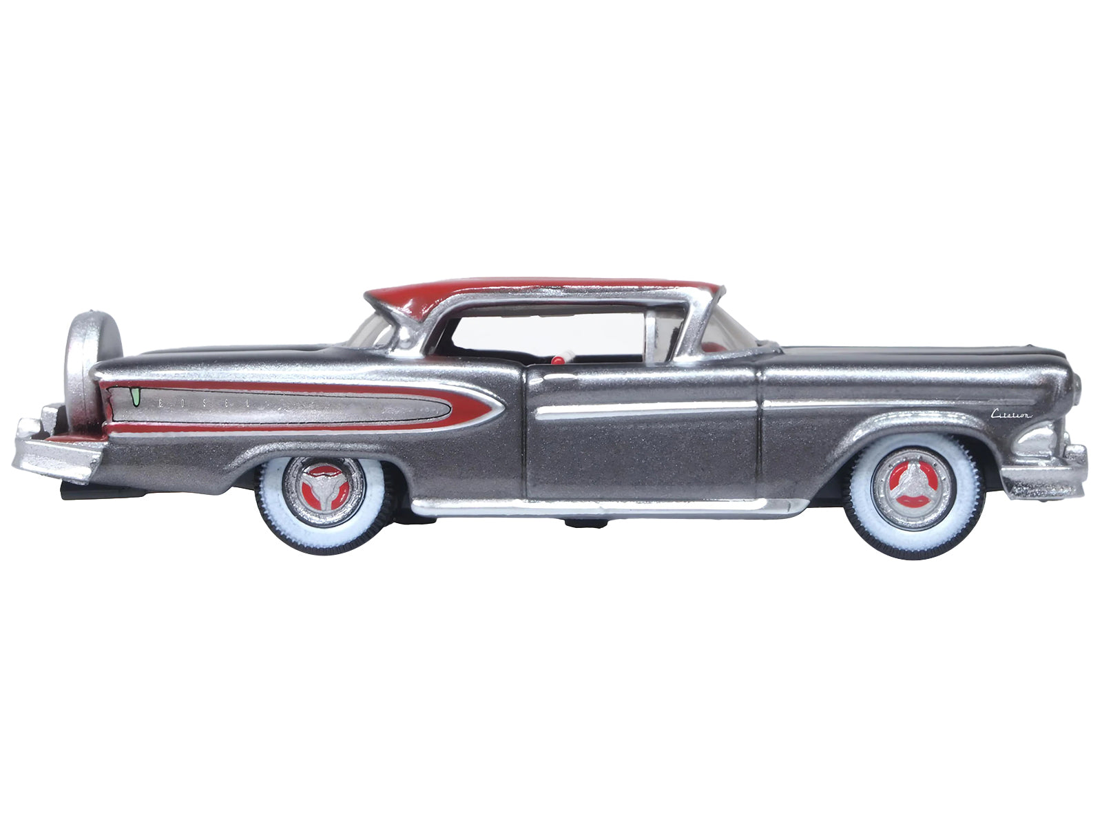 1958 Edsel Citation  Silver Diecast Model Car 