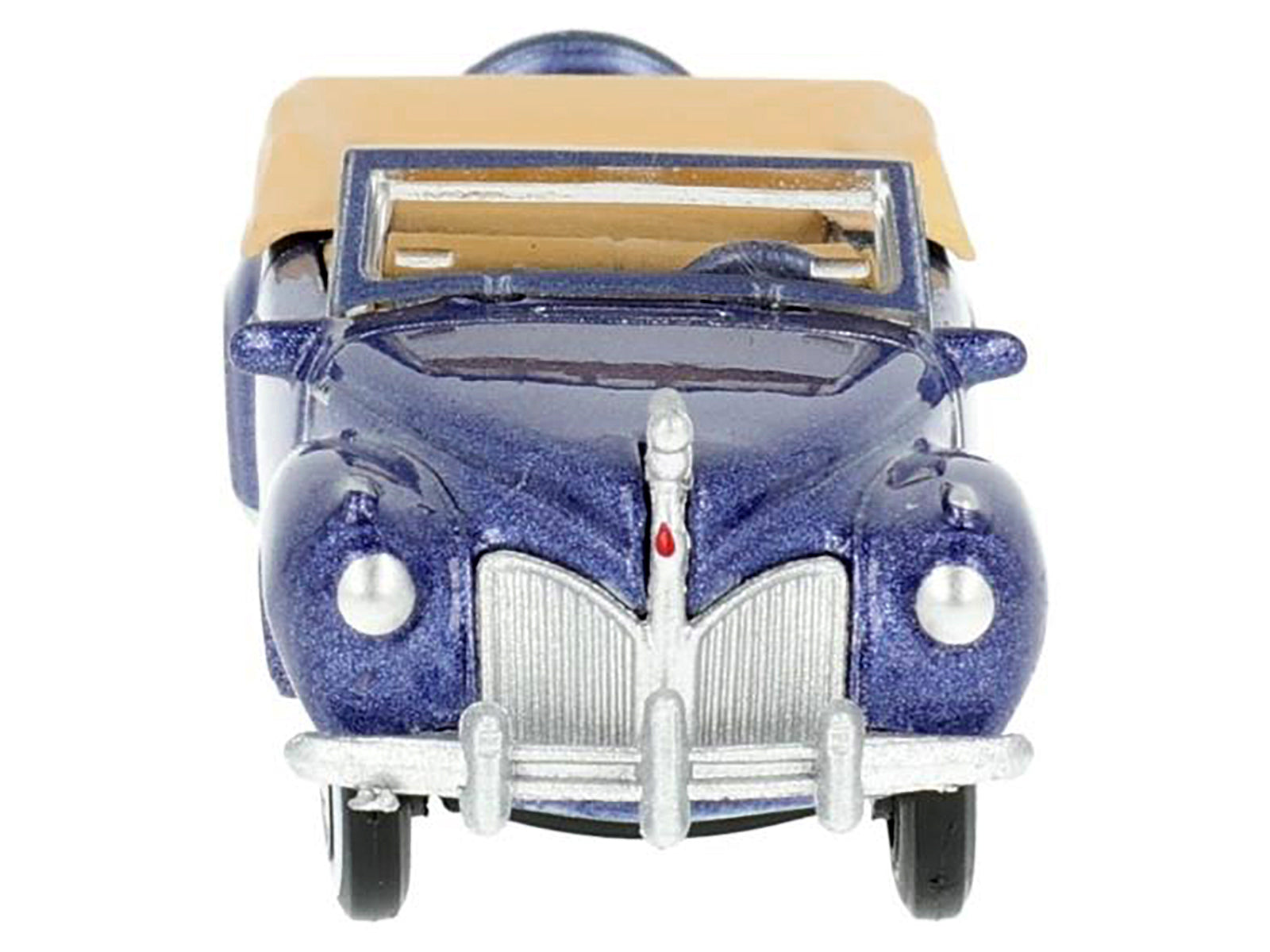 1941 Lincoln Continental Convertible Blue Diecast Model Car 