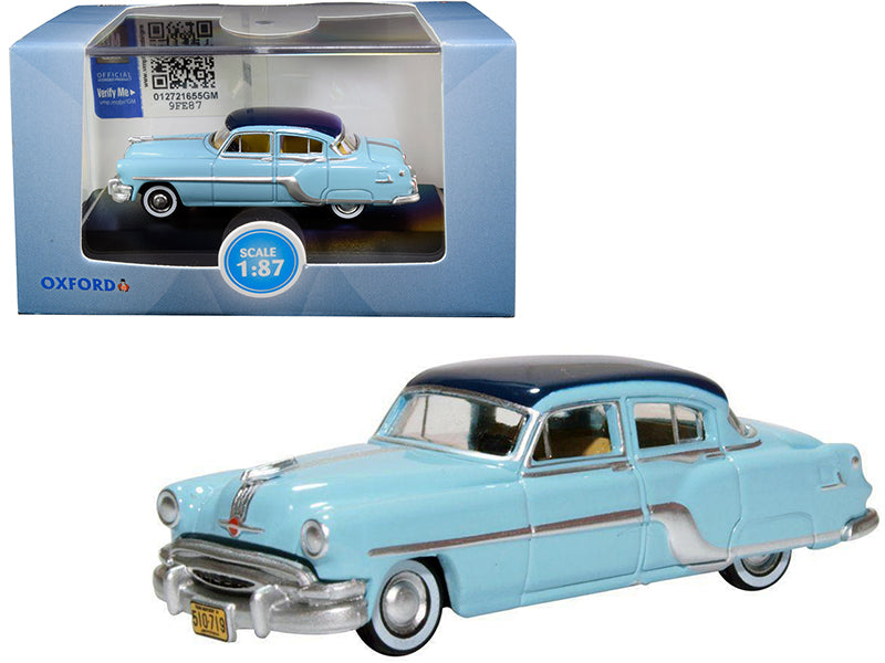 1954 Pontiac Chieftain 4 Blue Diecast Model Car 