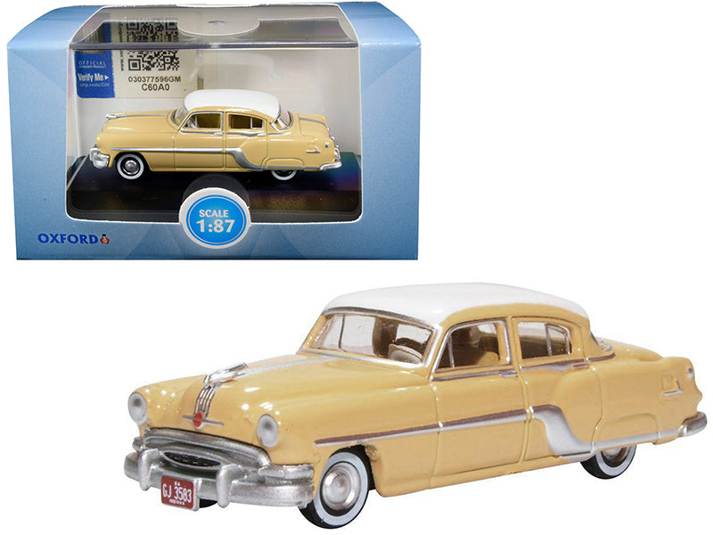 1954 Pontiac Chieftain 4 Yellow Diecast Model Car 