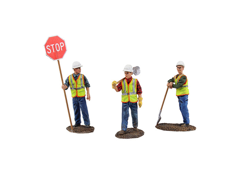 Metal  Diecast Model Construction Worker Figure 