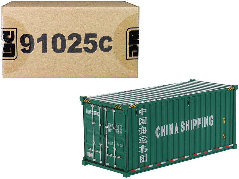 Brand new 1/50 scale model of 20' Dry Goods Sea Container China Shipping Green Transport Series model by Diecast Masters.
Brand new box.
D