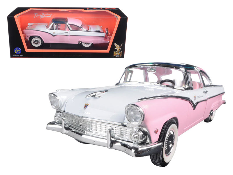 1955 Ford Crown Victoria Pink Diecast Model Car 