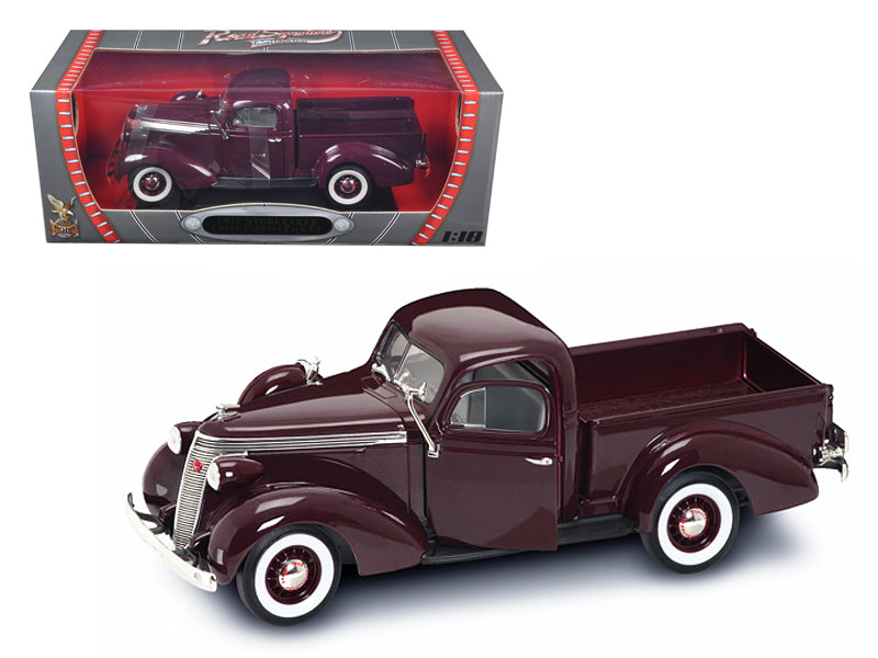 1937 Studebaker Express  Red Diecast Model Pickup Truck 